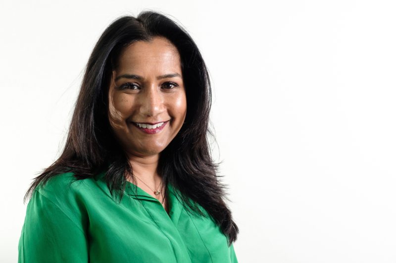 Nandita smile face onLandscape